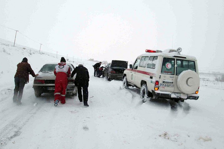 ۲۳ استان کشور متاثر از برف و کولاک و آبگرفتگی