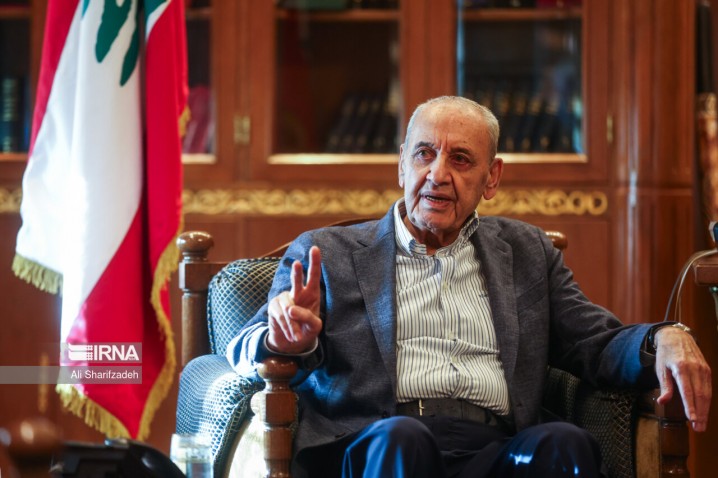 رئیس پارلمان لبنان: تا اشغالگری پابرجاست، مقاومت ادامه دارد