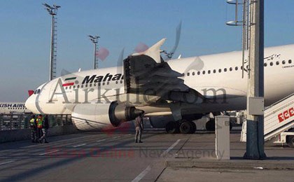 سانحه برای ایرباس ایرانی در فرودگاه استانبول/هواپیمای جایگزین اعزام می شود