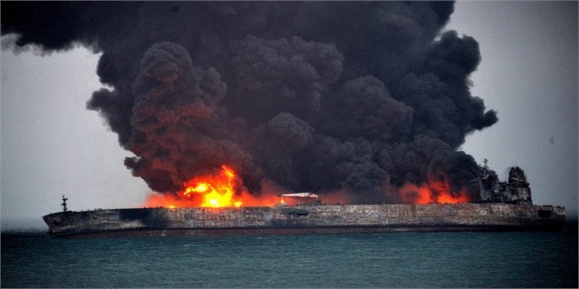 آلودگی نفتی سانچی احتمالا به سواحل ژاپن رسیده است