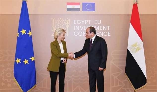 قراردادهای سرمایه گذاری اروپا با مصر به مبلغ ۴۰ میلیارد یورو
