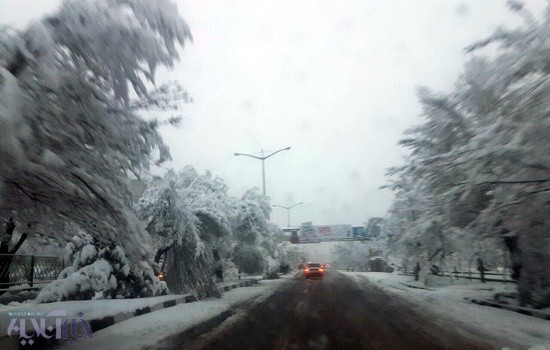 بارش بی سابقه برف در تبریز
