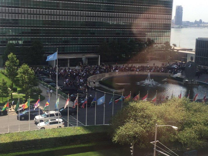 ساختمان سازمان ملل در نیویورک تخلیه شد