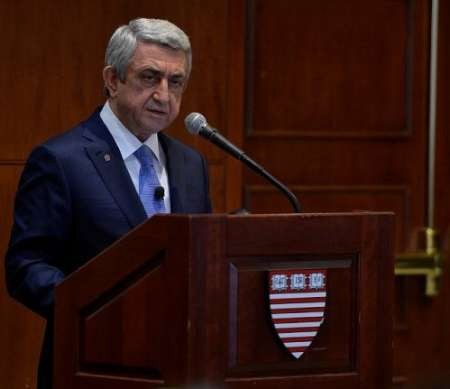 Armenia President: Iran nuclear program agreement was very positive for us