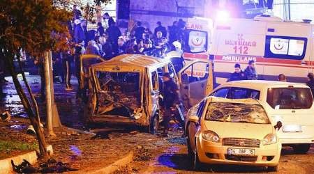 وزارت کشور ترکیه: حداقل 29 تن در انفجارهای استانبول کشته و 166 تن زخمی شده اند