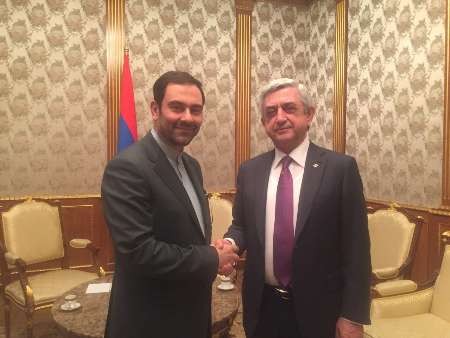 رئیس جمهوری ارمنستان سفر روحانی را زمینه ساز توسعه فراگیر روابط خواند