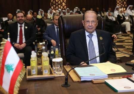 میشل عون خطاب به سران عرب:بیانیه های محکوم کردن کافی نیست/ اتحادیه عرب باید جلوی خونریزی ها را بگیرد