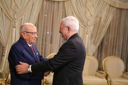 ظریف: ایران هیچ سقفی برای گسترش روابط با تونس قائل نیست