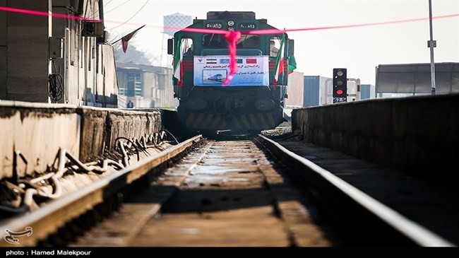 Silk Road train arrives in Tehran