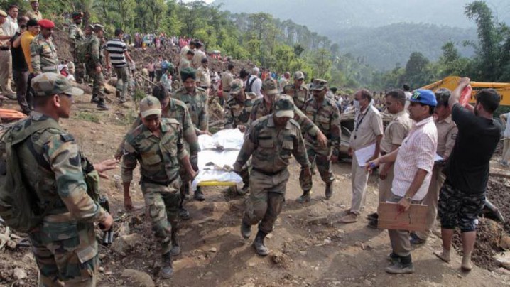 50 کشته براثر رانش زمین در شمال هند
