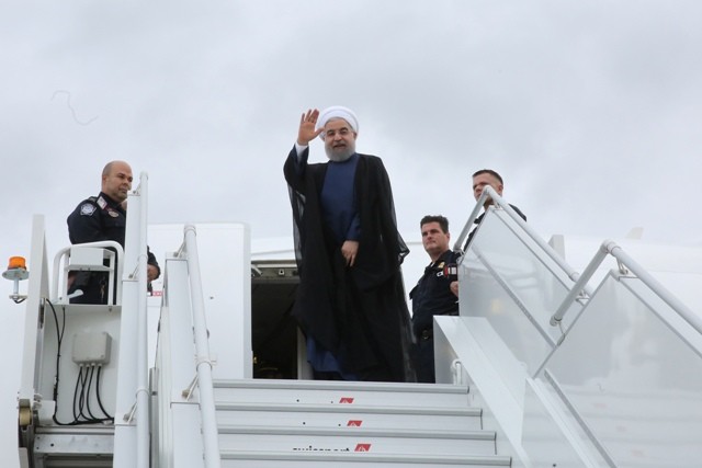 رئیس جمهوری نیویورک را به مقصد تهران ترک کرد
