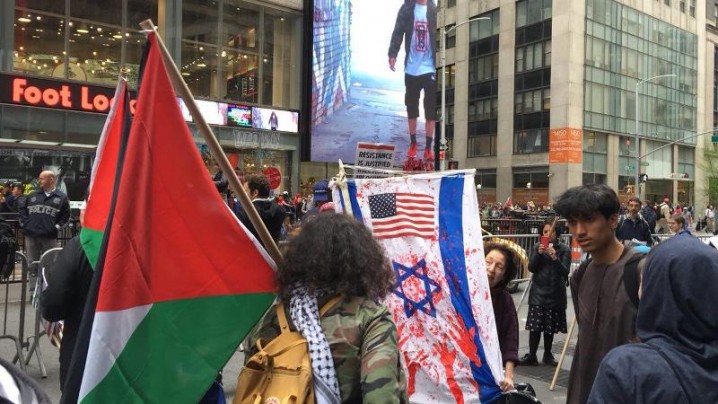 معترضان به جنایات رژیم صهیونیستی در نیویورک تجمع کردند