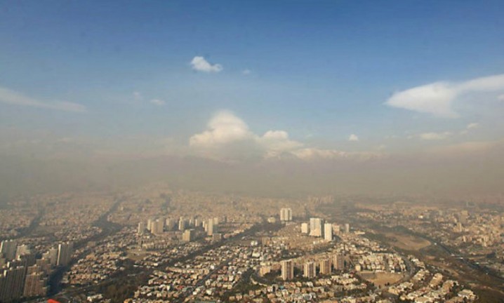کیفیت هوای تهران در آستانه شرایط ناسالم قرار دارد