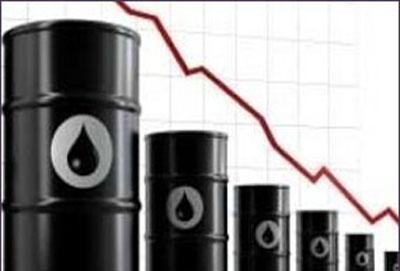 کاهش شدید بهای نفت در بازار جهانی