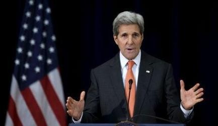 کری: آمریکا سرنگونی حکومت سوریه را در دستور کار خود ندارد