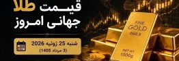 تغییرات قیمت طلا در بازارهای جهانی