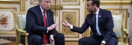 ترامپ و ماکرون درباره ایران گفتوگو کردند
