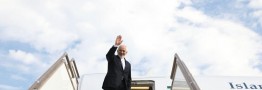 ظریف وارد هلسینکی فنلاند شد