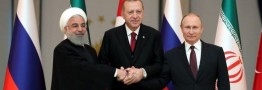 بیانیه مشترک رئیسان جمهوری ایران، روسیه و ترکیه صادر شد