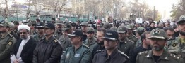 حضور پرشور ارتشیان در مراسم وداع با شهید سپهبد سلیمانی