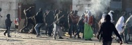 یورش صهیونیستها به مسجد الاقصی؛ زخمی شدن شماری از نمازگزاران فلسطینی