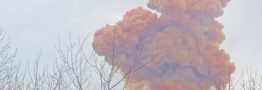 نگرانی‌ها از نشت انبوه مواد سمی پس از بمباران کارخانه مواد شیمیایی در لوهانسک