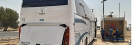 سوخت اتوبوس‌های حامل زائران اربعین در شلمچه عراق تامین شد