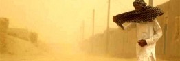 سرعت وزش باد در زابل به ۹۷ کیلومتر در ساعت رسید