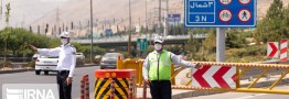 اعمال محدودیت ترافیکی در جاده کرج-  چالوس و آزادراه تهران - شمال  
