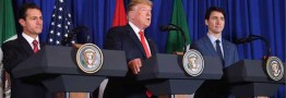 آمریکا، کانادا و مکزیک پیمان تجاری تازهای امضا کردند