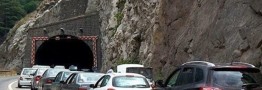 ترافیک سنگین در کندوان/ بارش باران در جادههای استان گیلان
