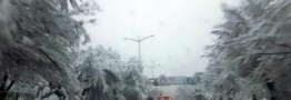 بارش بی سابقه برف در تبریز
