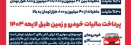تمام مالیات&zwnj;هایی که سال بعد باید بدهید