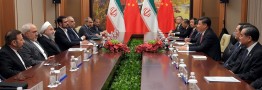 روز دوم سفر روحانی در چین، حمایت جهانی از برجام