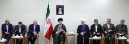 رییسجمهور و اعضای هیات دولت با رهبر معظم انقلاب دیدار کردند