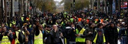 وزارت کشورفرانسه: 84هزار نفردر تظاهرات جلیقه زردها شرکت داشتند