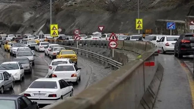 چالوس، هراز و تهران-شمال پرترافیک شدند