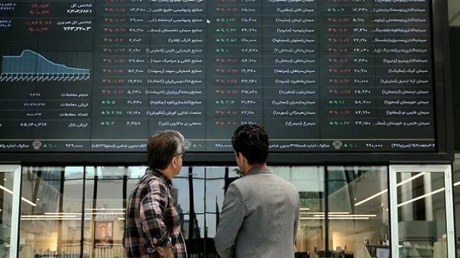 بورس تهران قرمزپوش شد