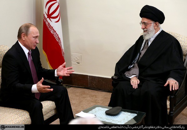 ولادیمیر پوتین با آیتالله خامنهای دیدار کرد