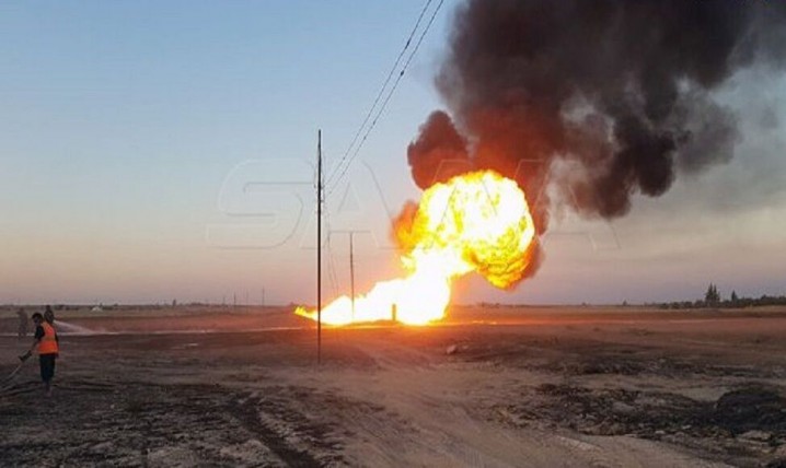 وزیر نفت سوریه، انفجار خط اصلی گاز این کشور را حمله تروریستی خواند