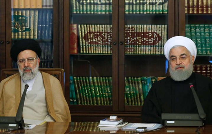 روحانی به دیدار رییسی رفت