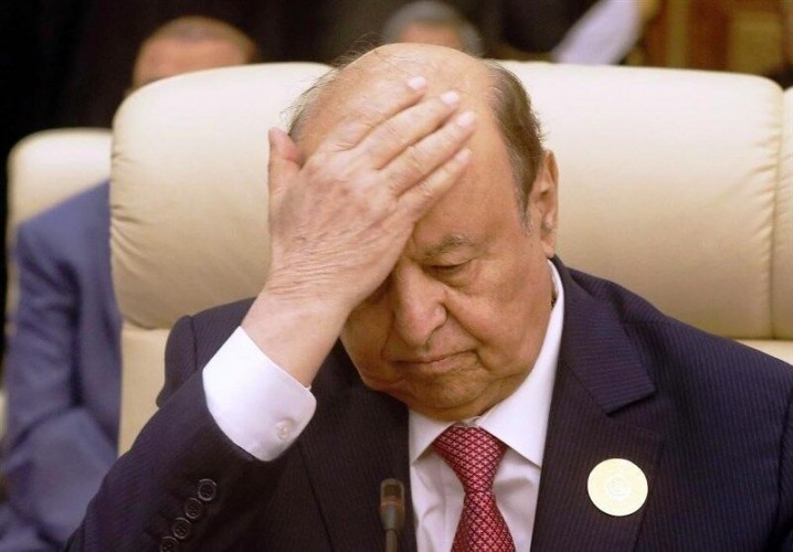 کنارهگیری منصور هادی رئیس جمهور فراری یمن از قدرت