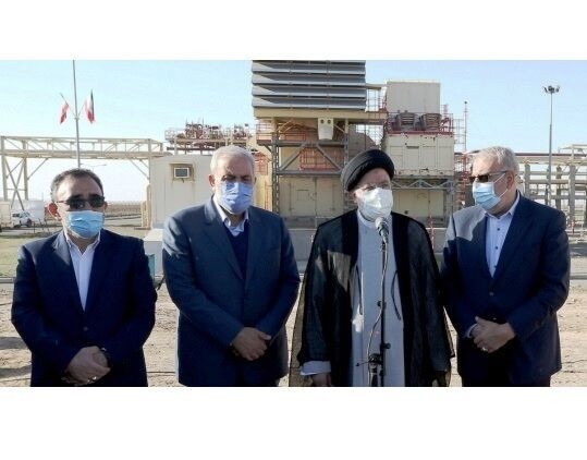 آغاز عملیات اجرایی ذخیرهسازی گاز در سرخس با حضور رییس جمهور
