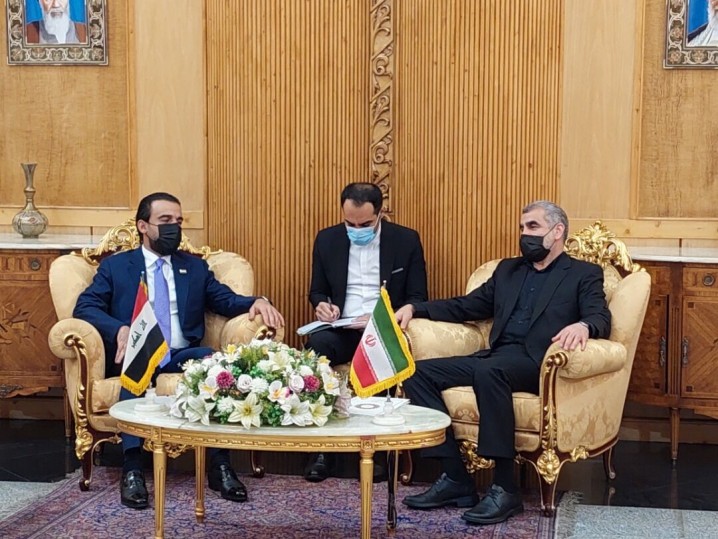 رییس مجلس عراق وارد تهران شد