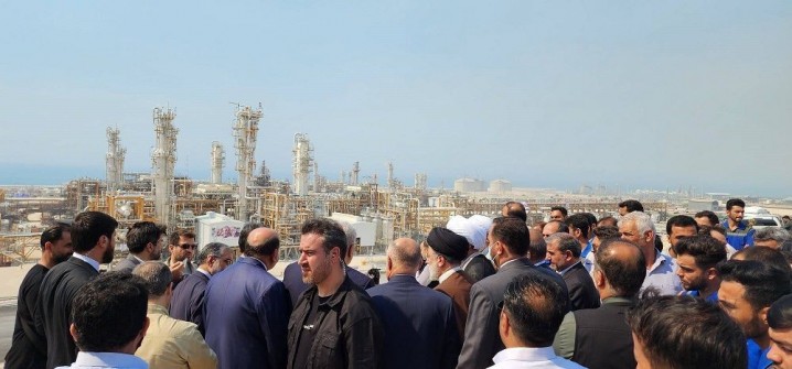 فاز ۱۴ پارسجنوبی با حضور رئیس جمهور افتتاح شد