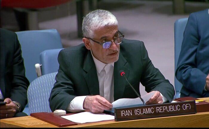 سفیر ایران در سازمان ملل: تصمیمات درباره غزه باید توسط ساکنان آن گرفته شود