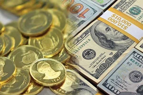 بهای دلار و سکه در معاملات امروز کاهش یافت