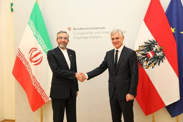 باقری با وزیر امور خارجه اتریش دیدار کرد