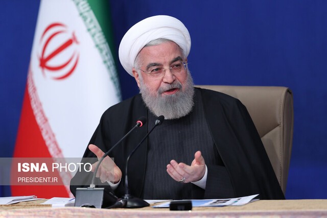 روحانی: با همه فشارهای اقتصادی از پا نیفتادیم