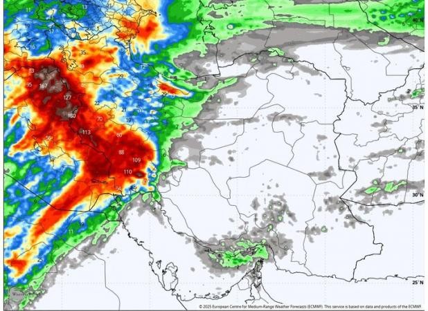 ورود پیاپی سامانه‌های بارشی به کشور از فردا؛ هوا سردتر می‌شود
